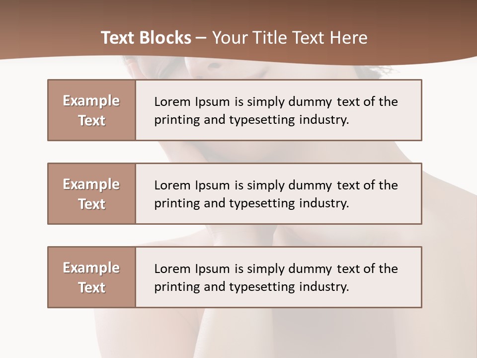 Emotions Cream Touch PowerPoint Template