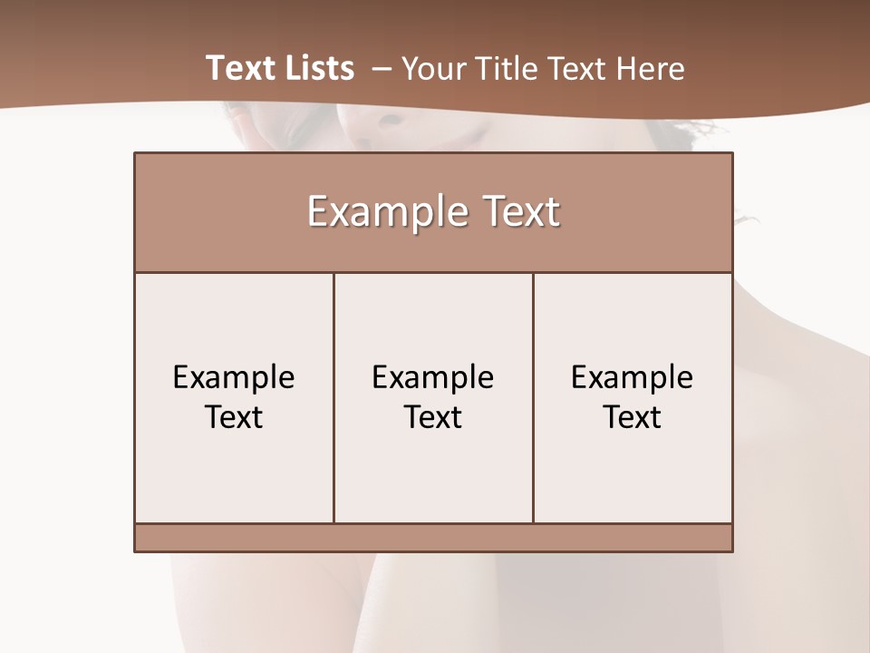 Emotions Cream Touch PowerPoint Template