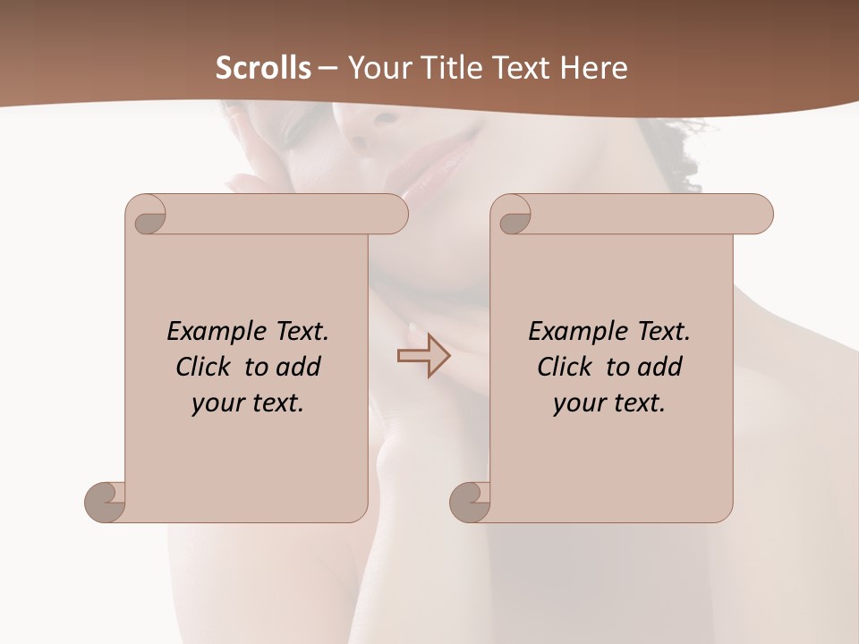 Emotions Cream Touch PowerPoint Template
