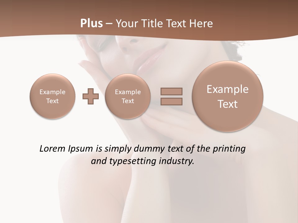 Emotions Cream Touch PowerPoint Template