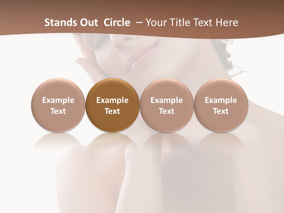 Emotions Cream Touch PowerPoint Template