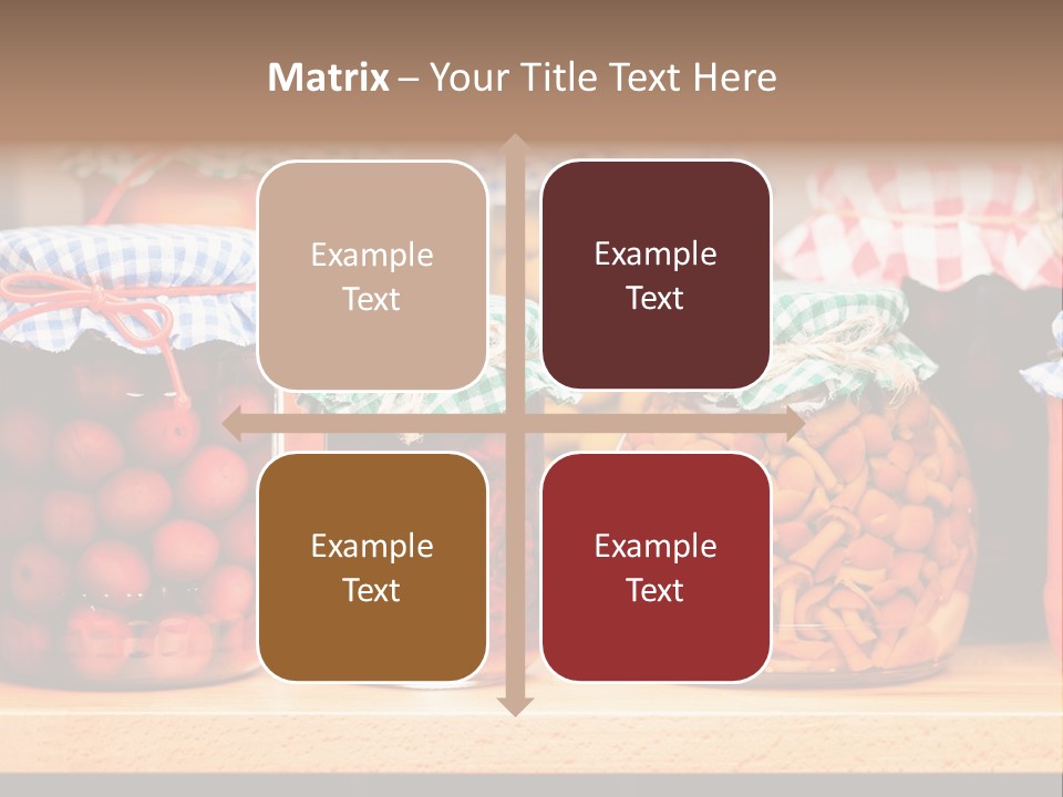 Fruit Preserve Wooden PowerPoint Template