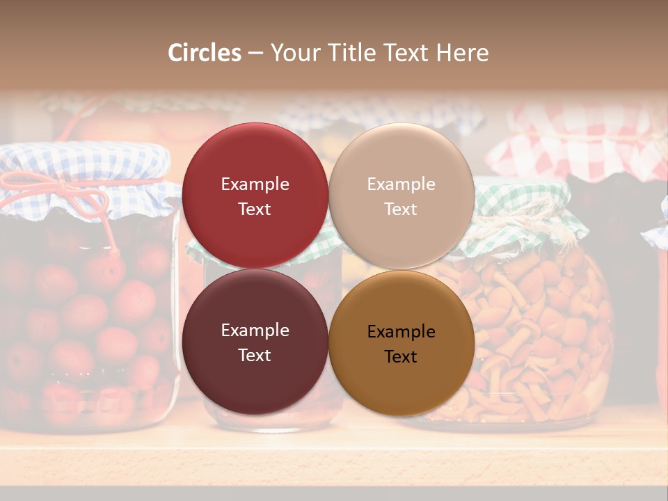 Fruit Preserve Wooden PowerPoint Template