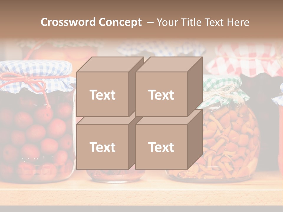 Fruit Preserve Wooden PowerPoint Template