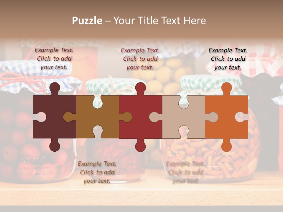 Fruit Preserve Wooden PowerPoint Template