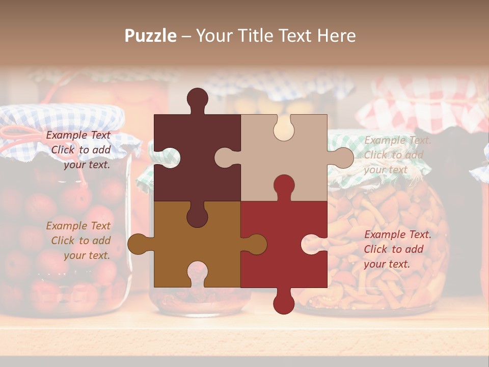 Fruit Preserve Wooden PowerPoint Template