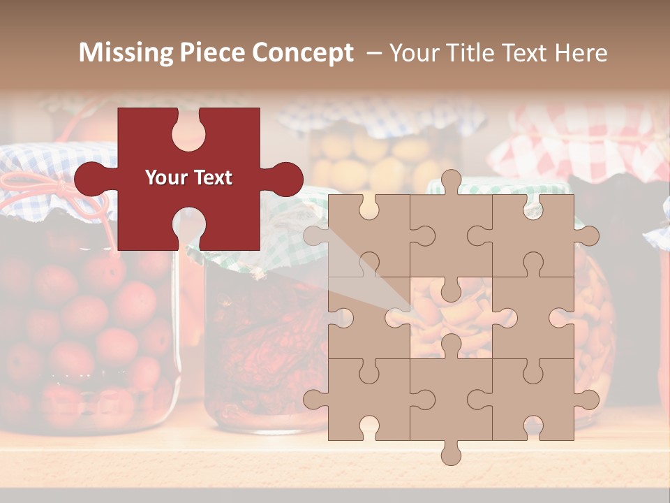 Fruit Preserve Wooden PowerPoint Template