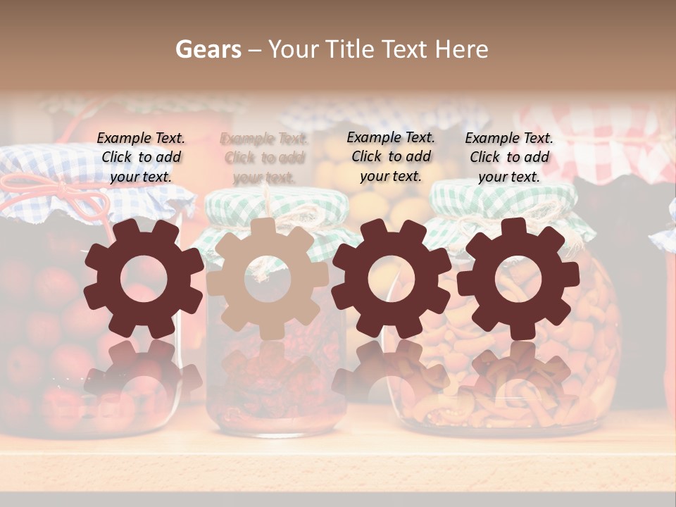 Fruit Preserve Wooden PowerPoint Template