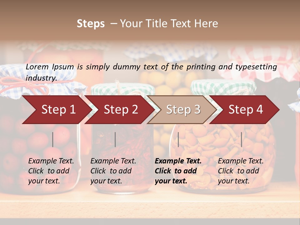 Fruit Preserve Wooden PowerPoint Template