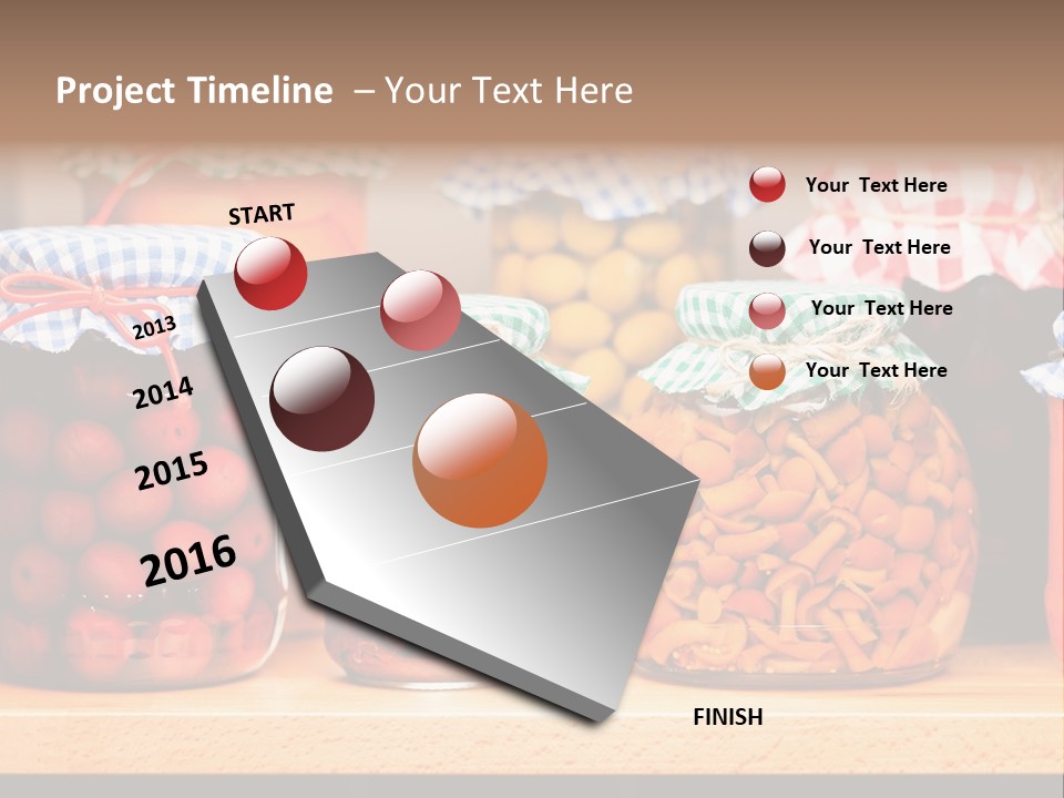 Fruit Preserve Wooden PowerPoint Template