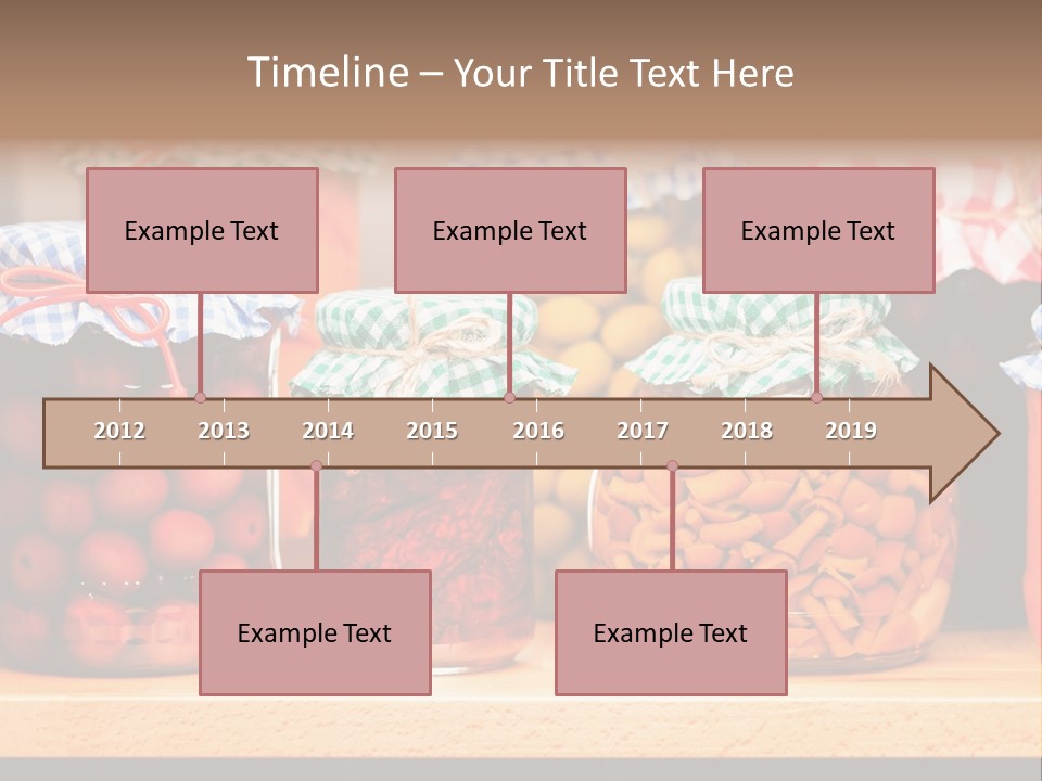Fruit Preserve Wooden PowerPoint Template