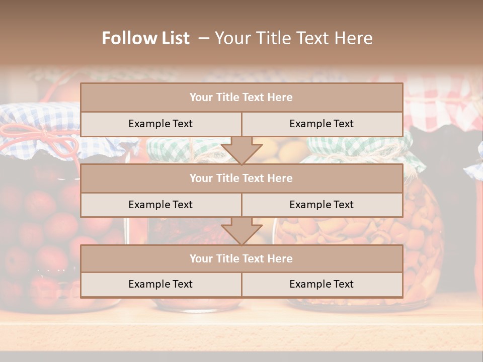 Fruit Preserve Wooden PowerPoint Template