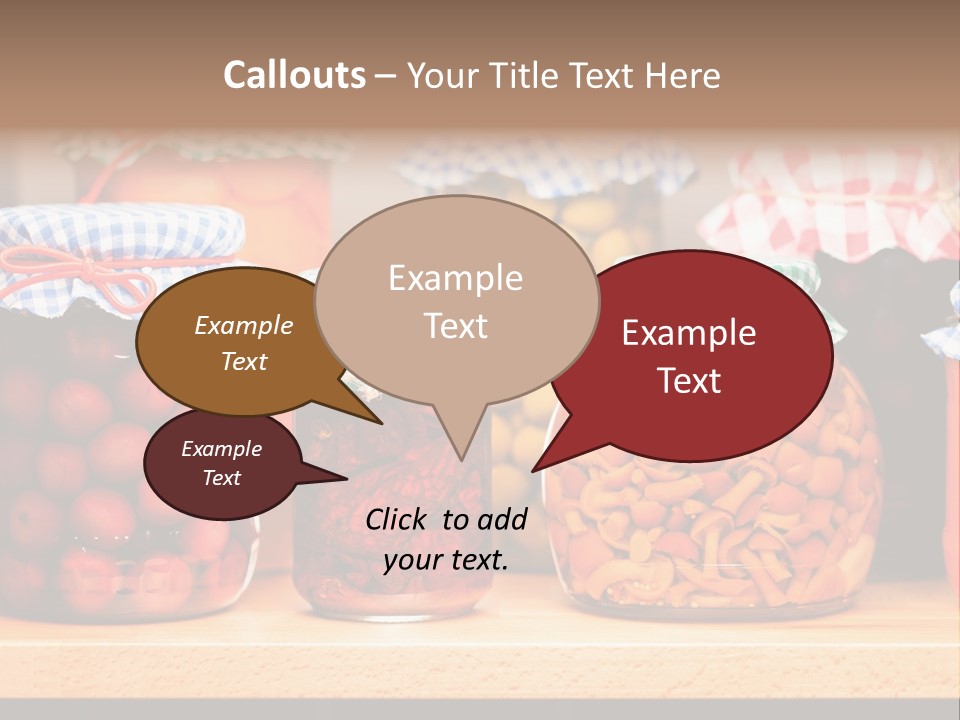 Fruit Preserve Wooden PowerPoint Template