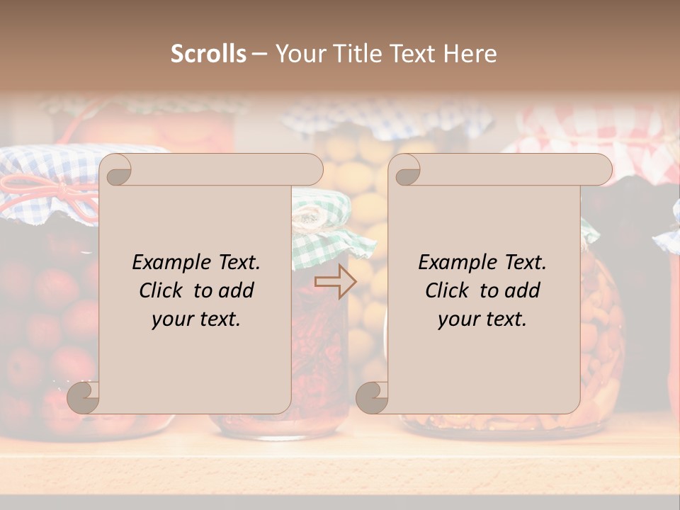 Fruit Preserve Wooden PowerPoint Template
