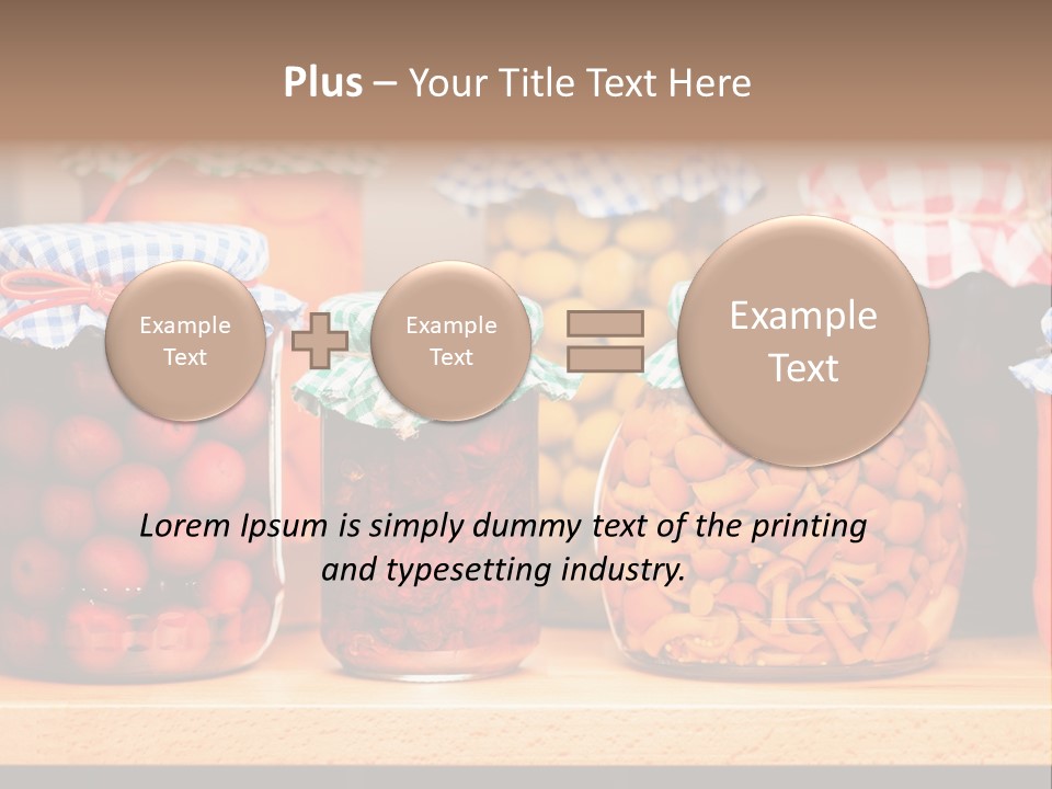 Fruit Preserve Wooden PowerPoint Template