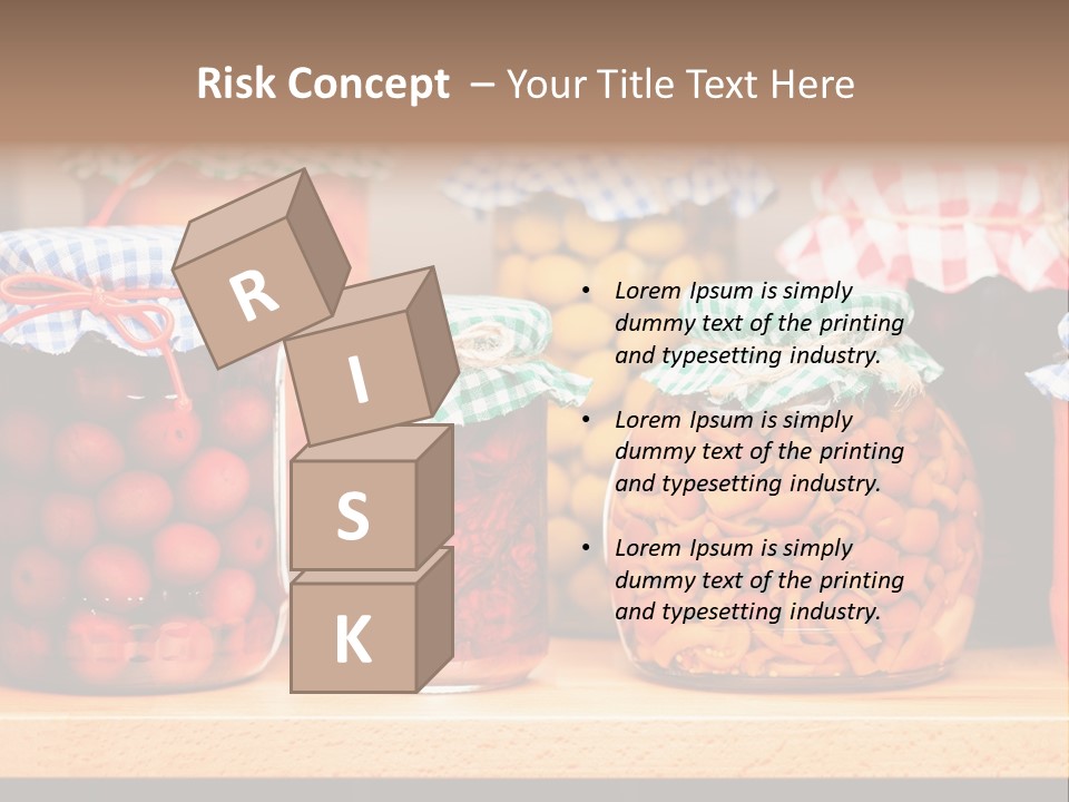 Fruit Preserve Wooden PowerPoint Template