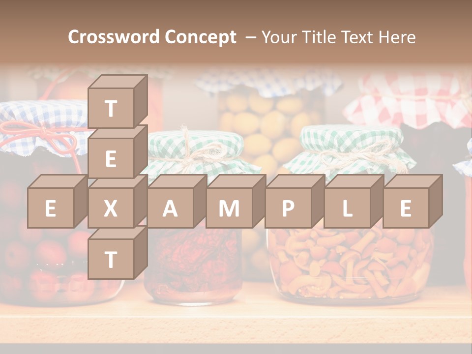 Fruit Preserve Wooden PowerPoint Template