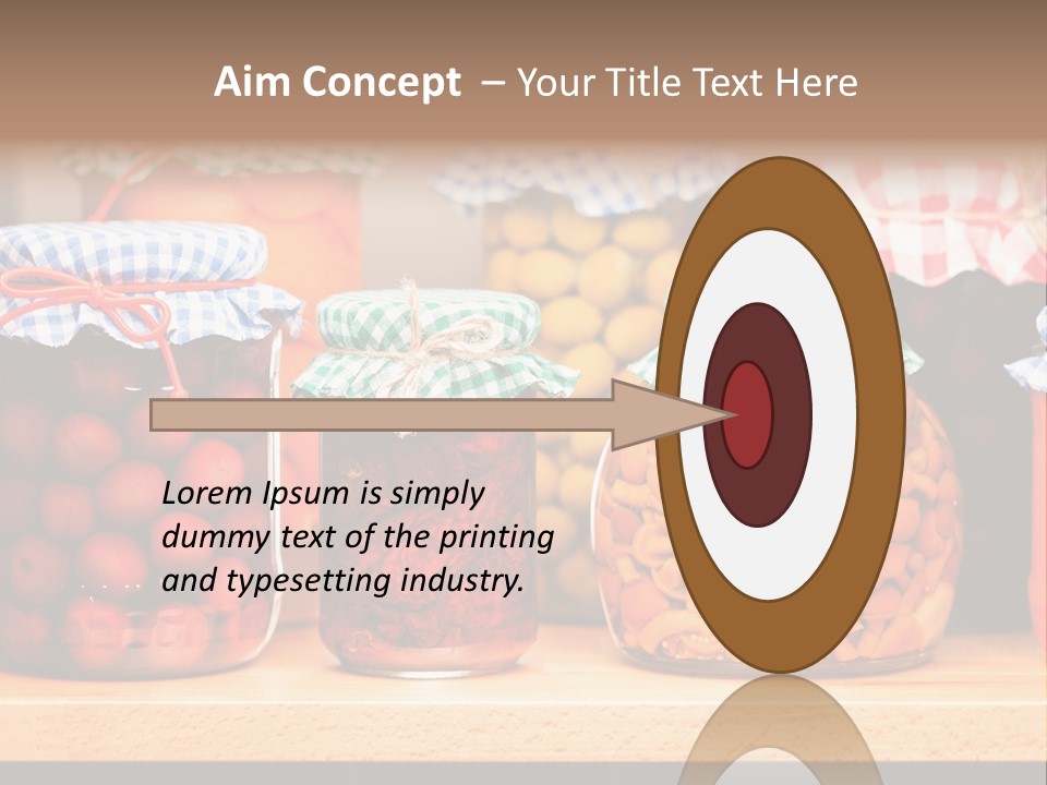 Fruit Preserve Wooden PowerPoint Template
