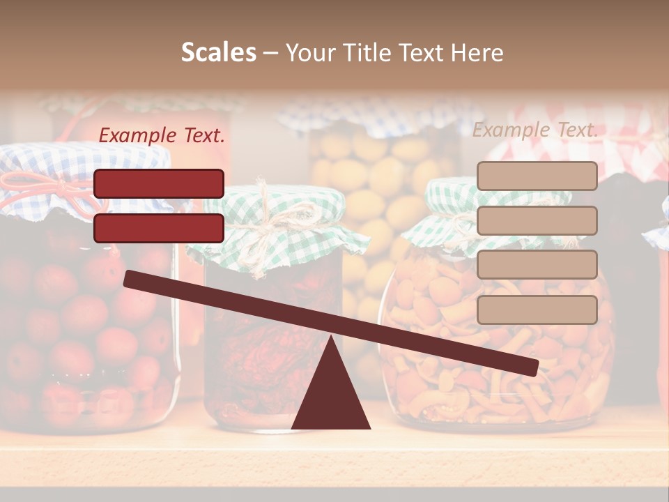 Fruit Preserve Wooden PowerPoint Template