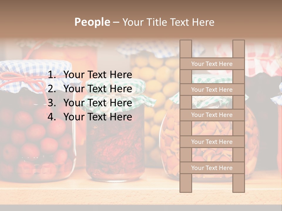 Fruit Preserve Wooden PowerPoint Template