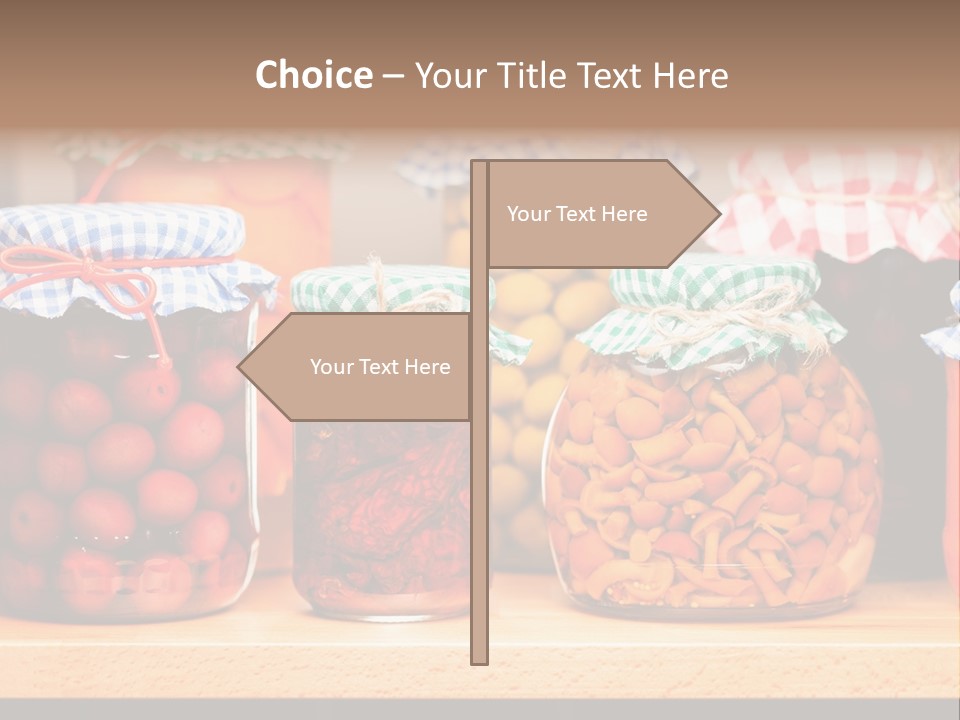 Fruit Preserve Wooden PowerPoint Template