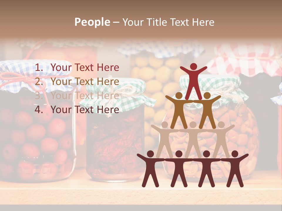Fruit Preserve Wooden PowerPoint Template