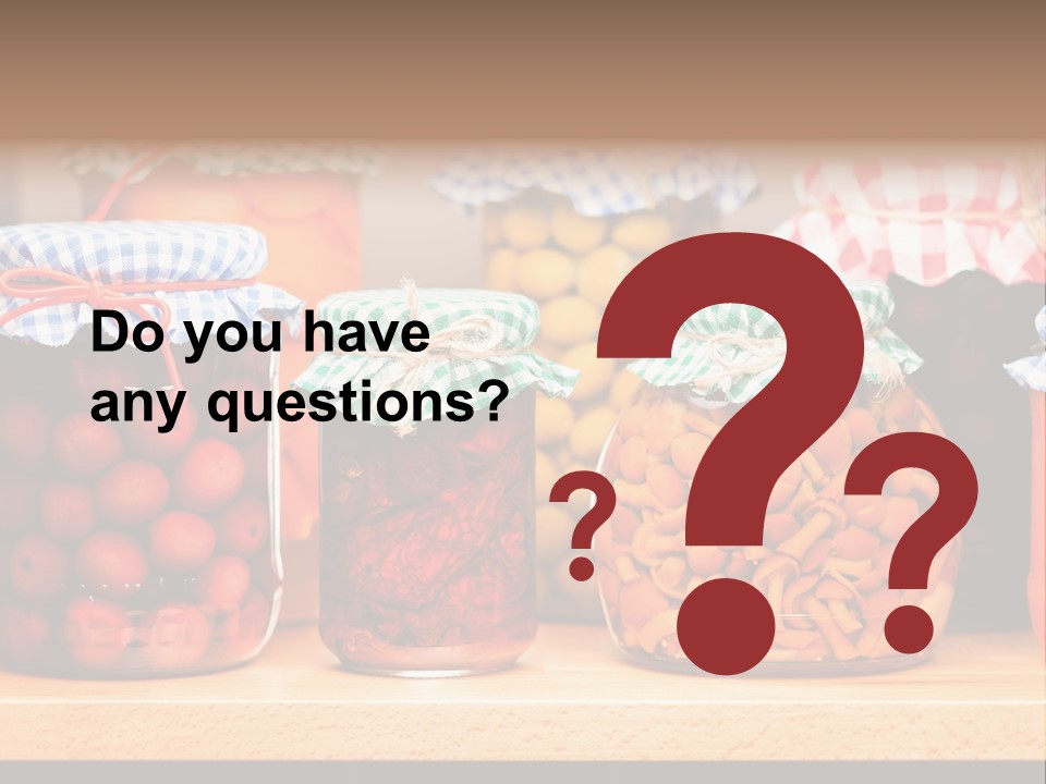 Fruit Preserve Wooden PowerPoint Template