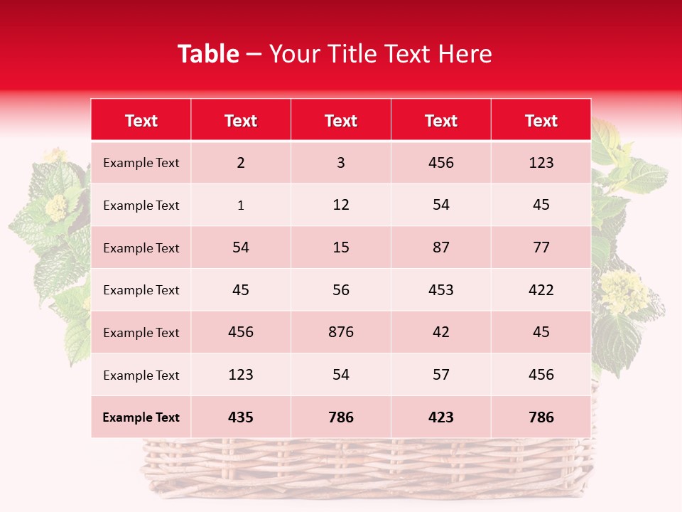 Tree Botanical Gift PowerPoint Template