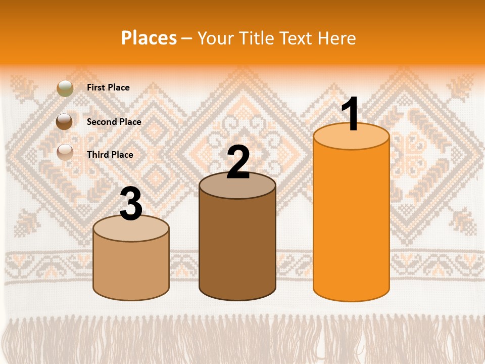 Design Cross Stitch Art PowerPoint Template