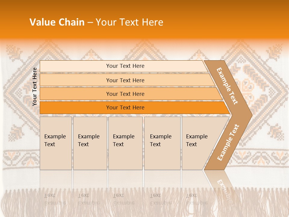 Design Cross Stitch Art PowerPoint Template