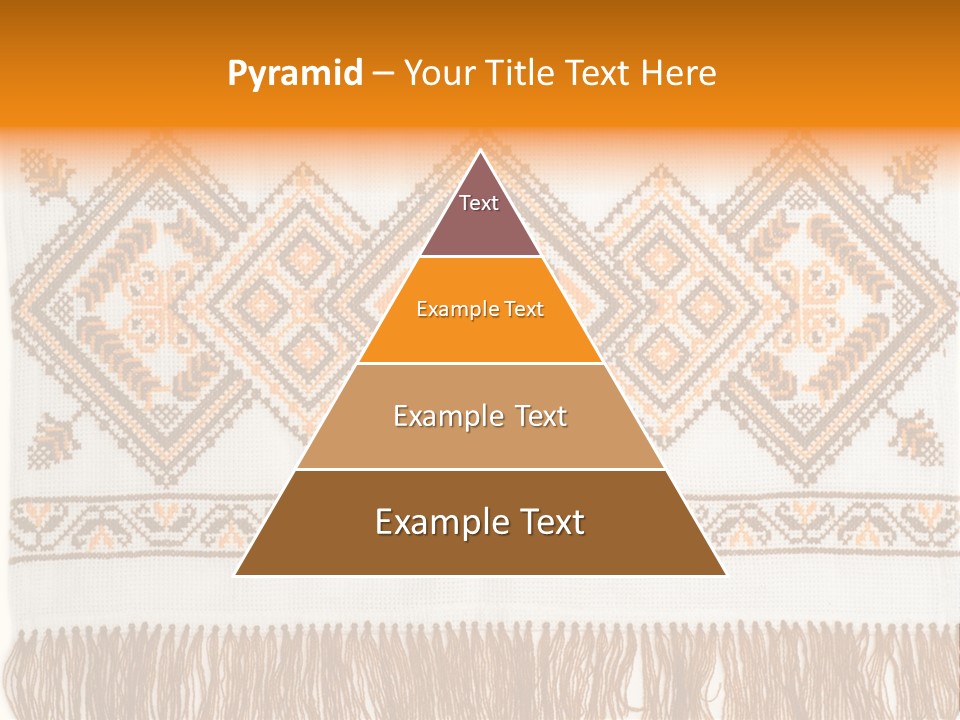 Design Cross Stitch Art PowerPoint Template