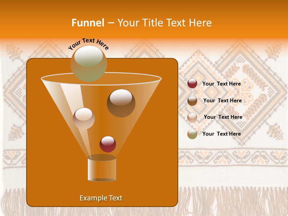 Design Cross Stitch Art PowerPoint Template