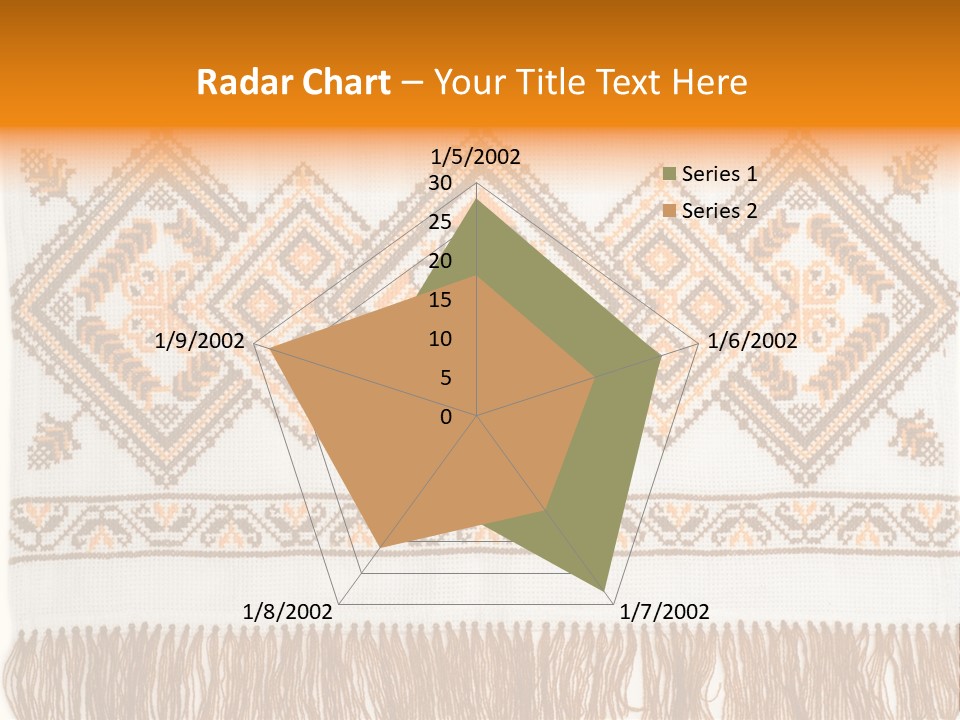 Design Cross Stitch Art PowerPoint Template
