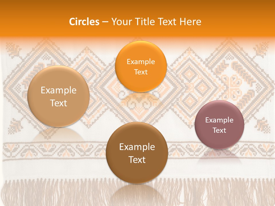 Design Cross Stitch Art PowerPoint Template