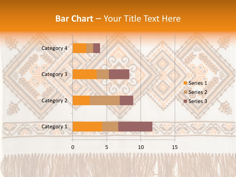 Design Cross Stitch Art PowerPoint Template