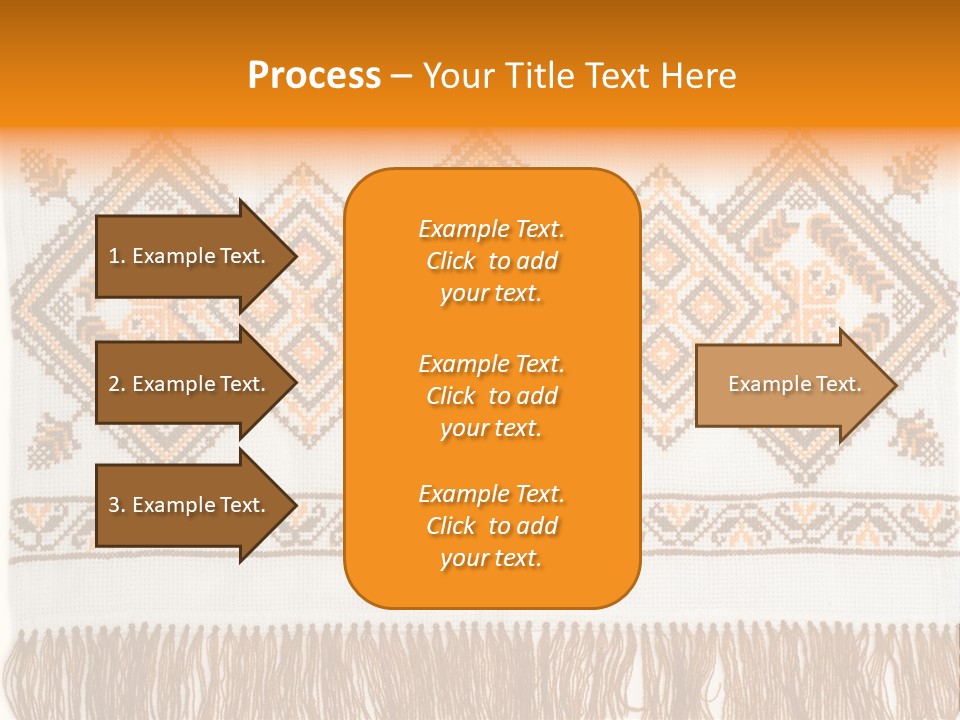 Design Cross Stitch Art PowerPoint Template