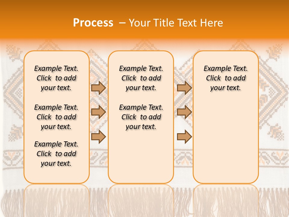 Design Cross Stitch Art PowerPoint Template