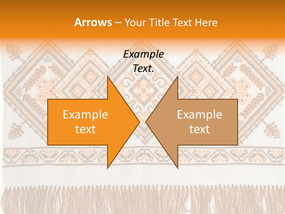 Design Cross Stitch Art PowerPoint Template