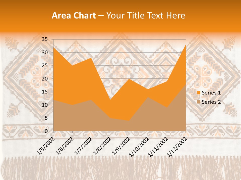 Design Cross Stitch Art PowerPoint Template