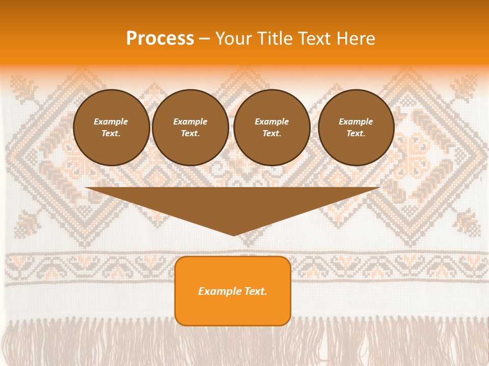 Design Cross Stitch Art PowerPoint Template