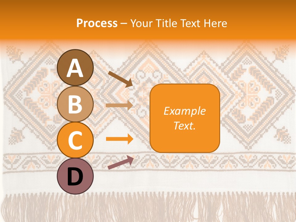 Design Cross Stitch Art PowerPoint Template