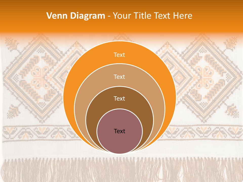 Design Cross Stitch Art PowerPoint Template