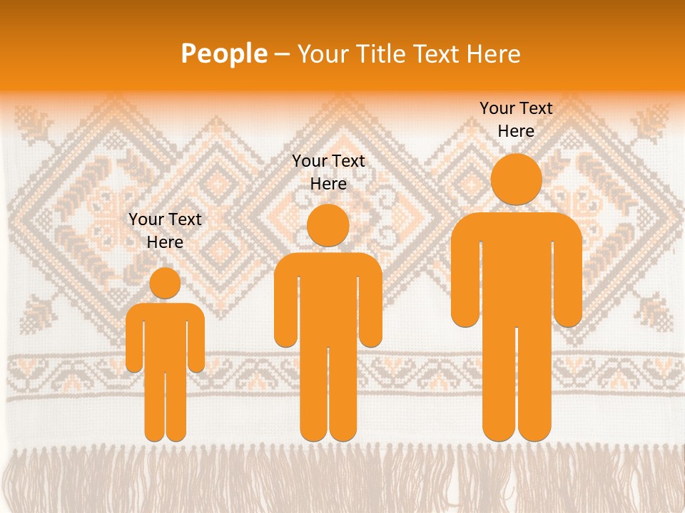 Design Cross Stitch Art PowerPoint Template