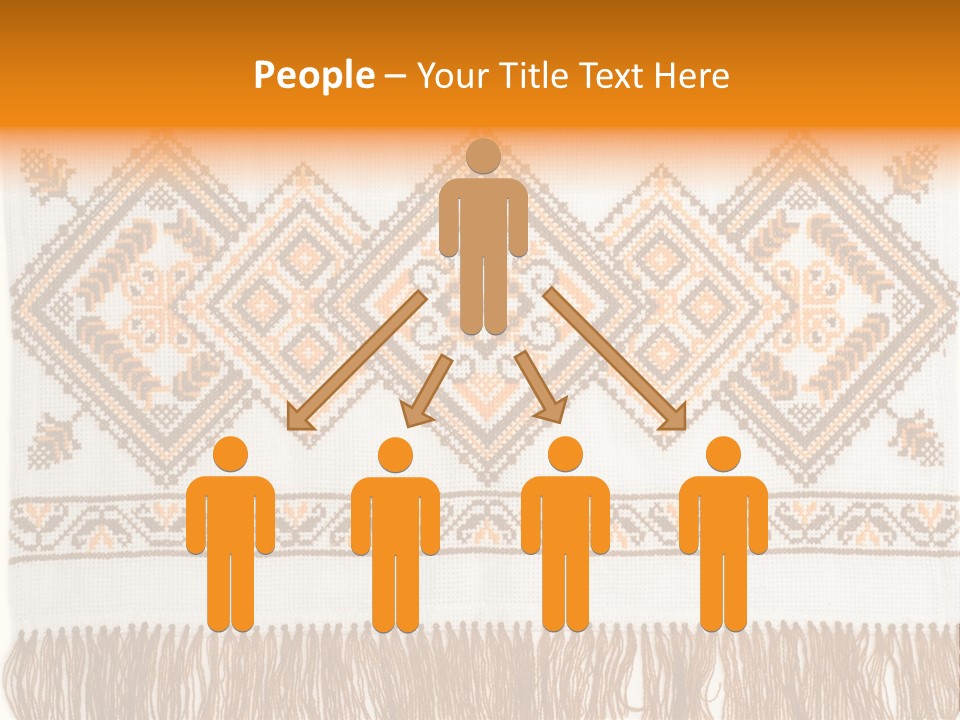 Design Cross Stitch Art PowerPoint Template