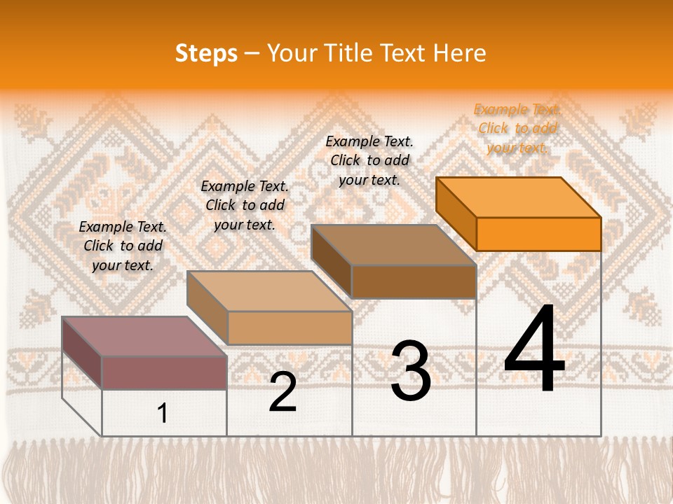 Design Cross Stitch Art PowerPoint Template