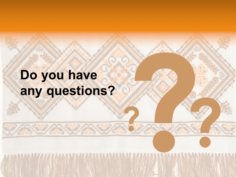 Design Cross Stitch Art PowerPoint Template