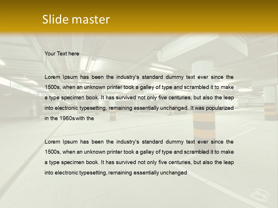 Indoors Mode Single PowerPoint Template