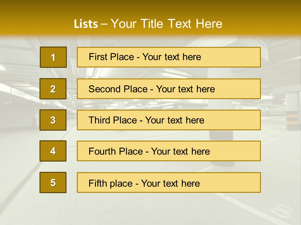 Indoors Mode Single PowerPoint Template