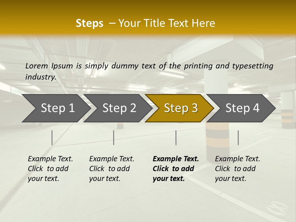 Indoors Mode Single PowerPoint Template