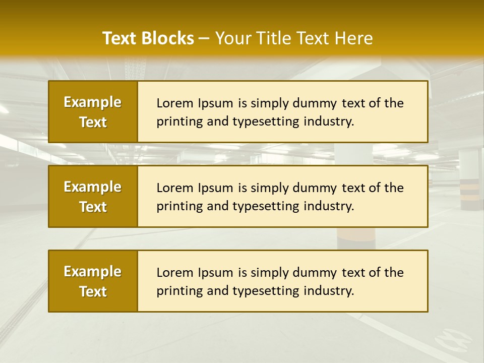 Indoors Mode Single PowerPoint Template